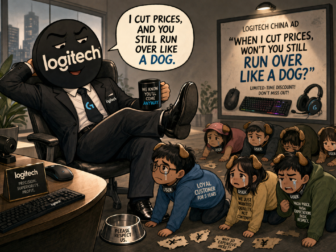 Logitech China‘s “Run Like a Dog” Ad: When Arrogance Masquerades as Marketing